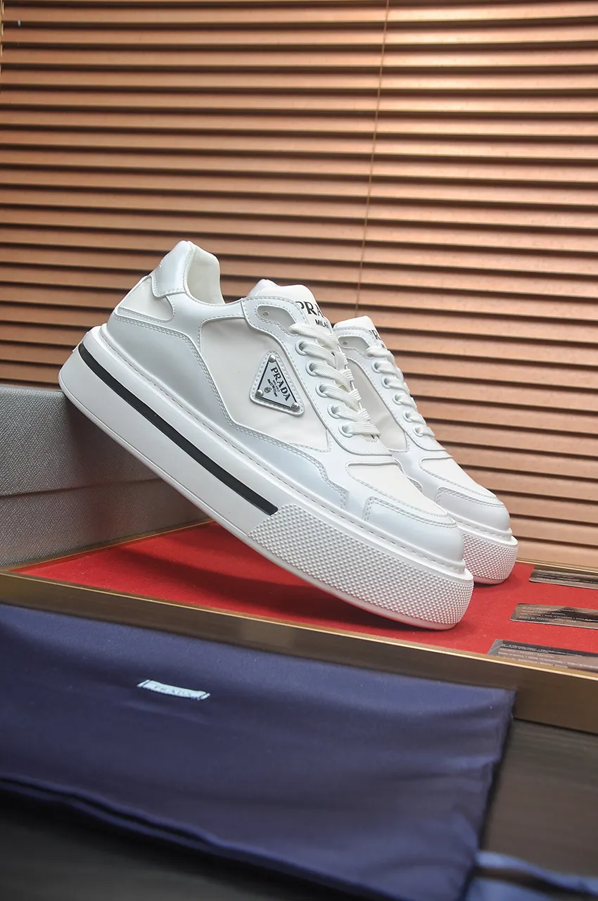 Men's shoes 💰580💶【PRADA】Top original, new season, high quality original goods, top imported calfskin with original imported glue, imported cowhide inside with original cowhide feet, original outsole! Quality guaranteed! Code 38-45 (45 customized)